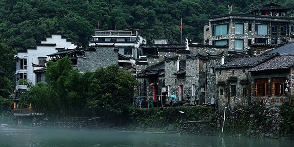 景德镇浮梁县瑶里古镇景观