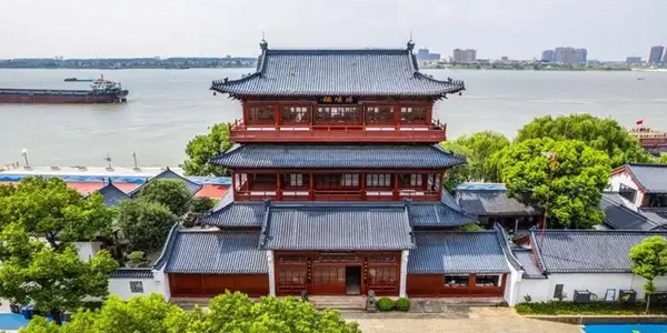 九江浔阳区浔阳楼全景图
