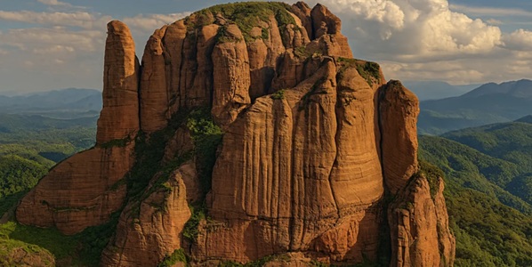 上饶弋阳县龟峰丹霞地貌景观