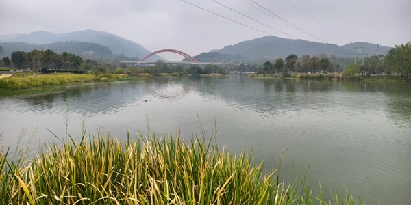 新余渝水区孔目江风光