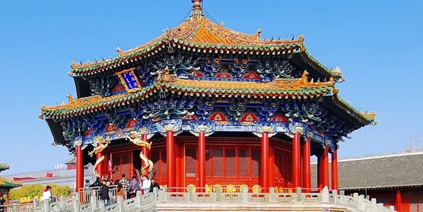 沈阳故宫建筑群全景