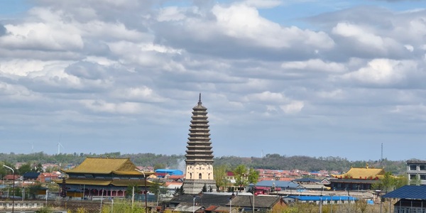 开原市崇寿寺塔景观