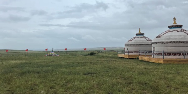 包头达尔罕茂明安联合旗希拉穆仁草原景观