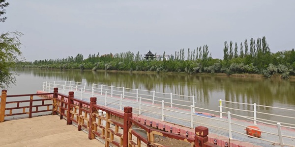 临河区黄河河套文化旅游区全景