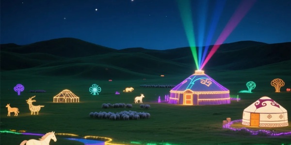 呼和浩特赛罕区丝绸之路公园景观