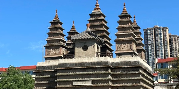 呼和浩特玉泉区五塔寺景观