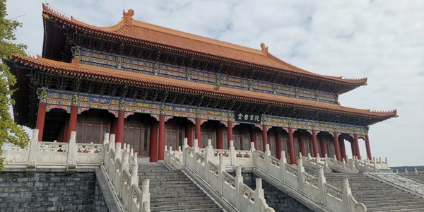 金台观古建筑群全景