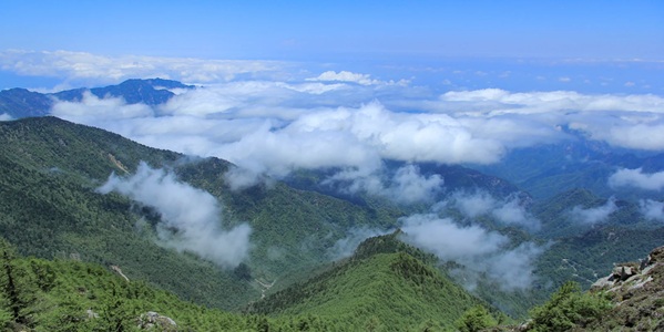 太白山拔仙台云海日出景观