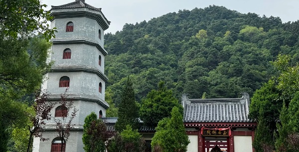 印台区玉华宫景区全景