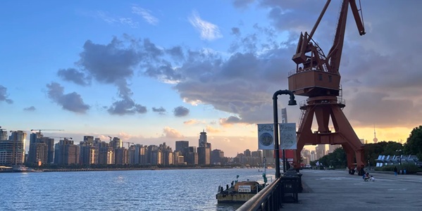 上海杨浦区杨浦滨江工业风貌