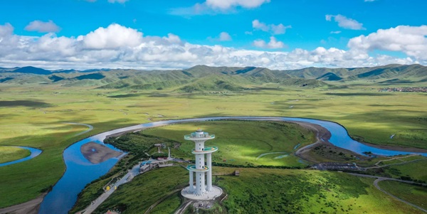 阿坝红原县月亮湾