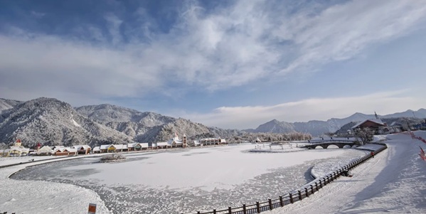 大邑西岭雪山自然风光