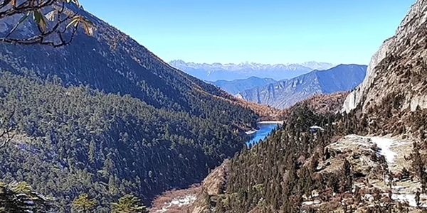 甘孜得荣县太阳谷风光