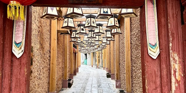 甘孜理塘县勒通古镇