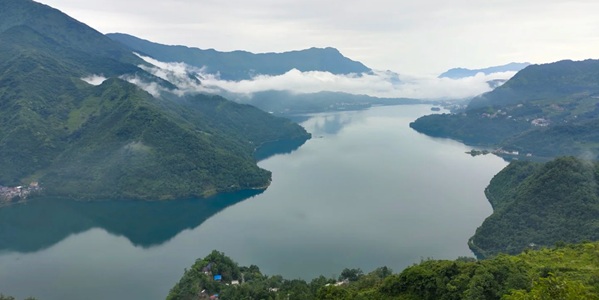 雷波县马湖风景区景观