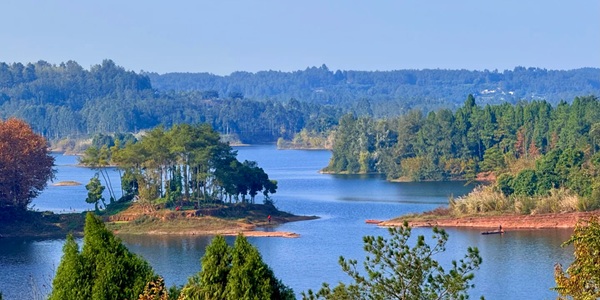 仁寿县黑龙滩风景区景观