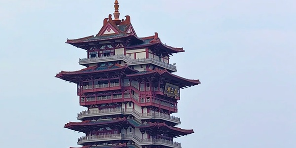 绵阳涪城区越王楼景观