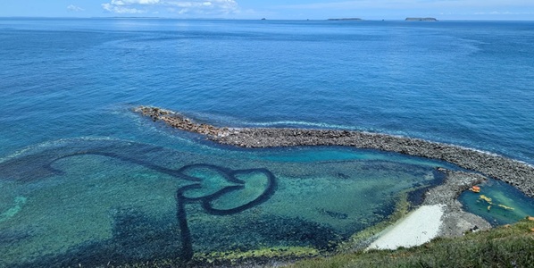 台湾省澎湖县七美屿双心石沪