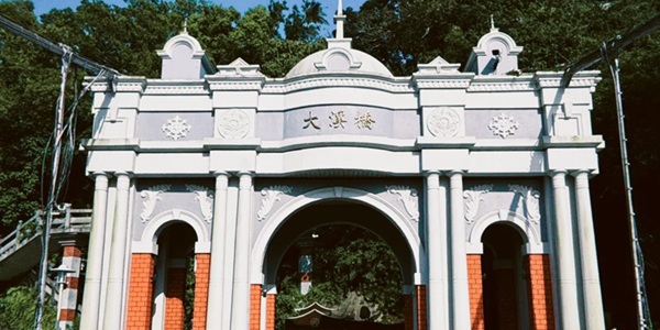 台湾省桃园市大溪老街夜景