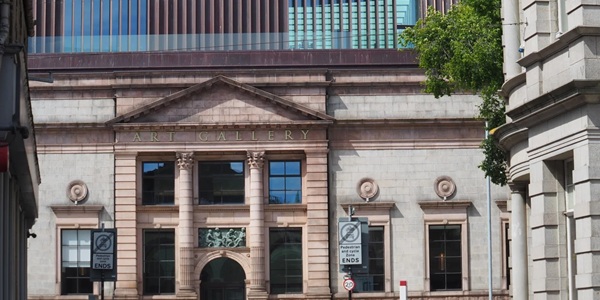 Aberdeen Art Gallery exterior panoramic view