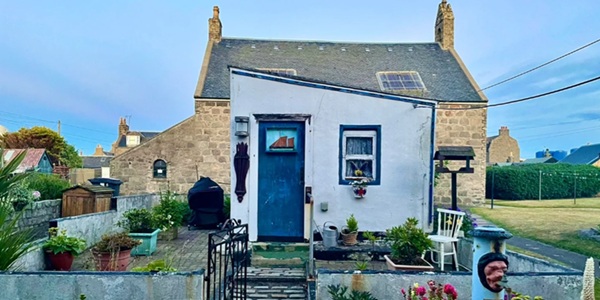 Footdee Fishing Village (Fittie) North & South Square Panorama