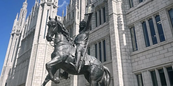 Marischal College Granite Building Panorama