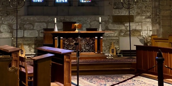 St Machar's Cathedral Granite Twin Towers Panorama