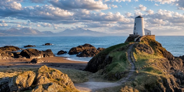 Panoramic view of Llanddwyn Island (Ynys Llanddwyn)