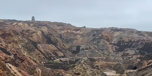 Panoramic view of Parys Mountain Copper Mine
