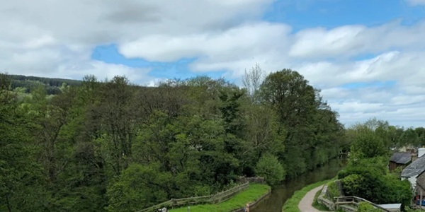 Monmouthshire & Brecon Canal Panorama