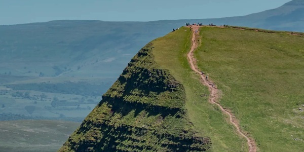 Pen y Fan (South Wales' Highest Peak) Panorama