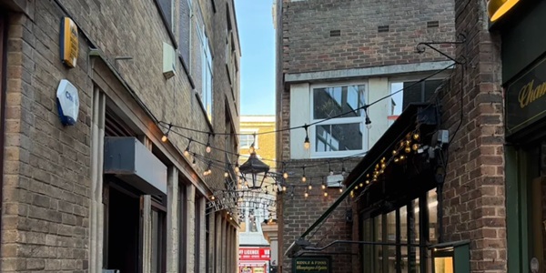 Brighton The Lanes medieval maze alleys and independent boutique shops