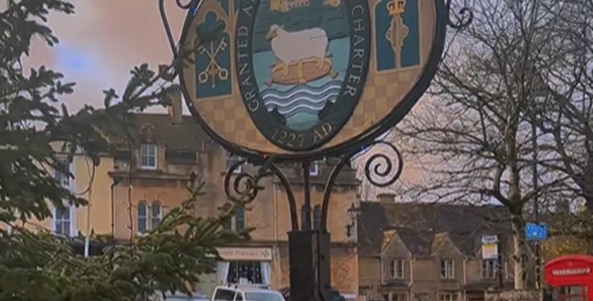 Northleach Market Place and St Peter & St Paul Church