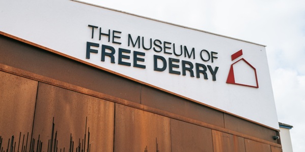 Museum of Free Derry Bogside civil rights movement and Bloody Sunday memorial