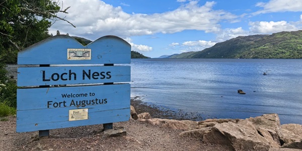 Loch Ness blue-green lake surface