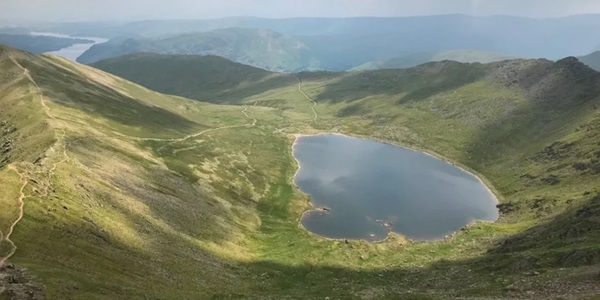 Glenridding Ullswater Lake and Helvellyn Mountain