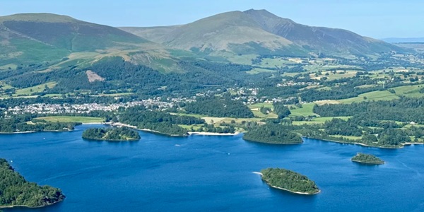 Keswick Derwentwater and Catbells ridge