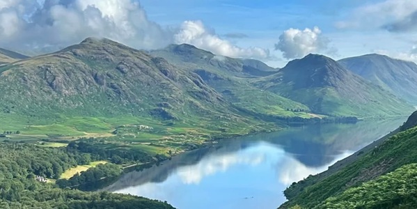 Wasdale Valley, Wastwater and Scafell Pike