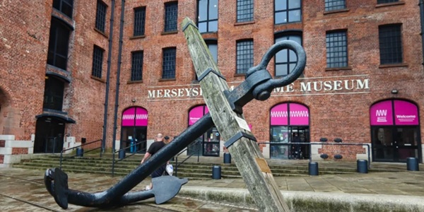 Merseyside Maritime Museum and Albert Dock Victorian warehouse architecture
