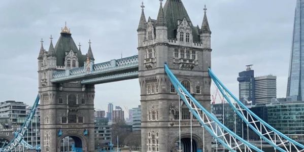 London Bridge and The Shard Thames skyline
