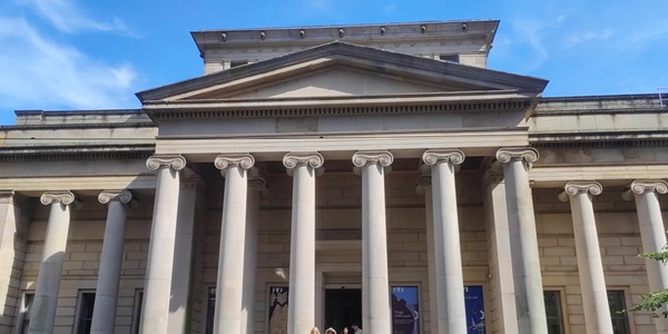 Manchester Art Gallery Greek Revival Exterior and Atrium