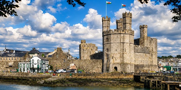Caernarfon Castle Panorama