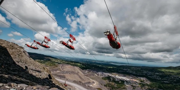 Zip World Velocity 2 World's Fastest Zip Line