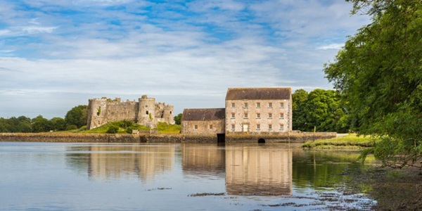 Carew Castle & Tidal Mill Panorama