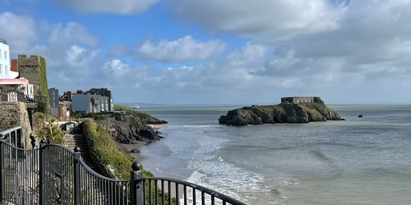 Tenby St Catherine's Island & Victorian Fort Panorama