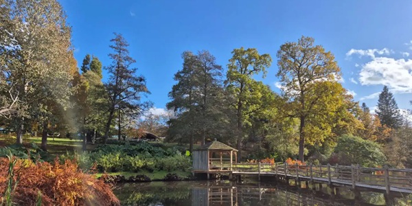 The Savill Garden four-season flowers and classical garden architecture
