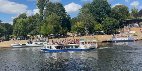 River Ouse Cruise View of Medieval York Skyline from the Water