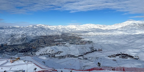 阿勒泰市冬季风光