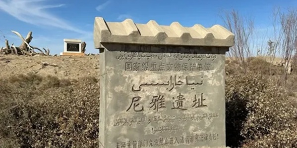 民丰尼雅遗址全景