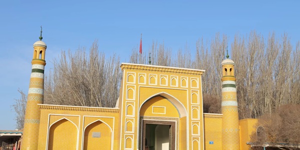 疏勒县民俗村全景